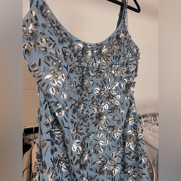 Mac Duggal 5477 Floral Embellished Scoop Neck Evening Gown - Picture 7 of 12